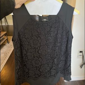 Mossimo Black Lacey Top size XS